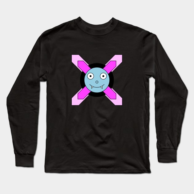 Cute Baby Vampire 4 Long Sleeve T-Shirt by Podi Shawna